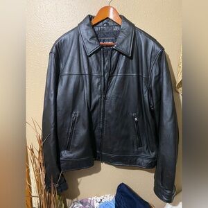 Wilson’s Genuine Leather Black Jacket Size XL